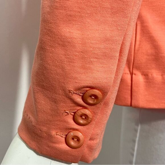 Liverpool Los Angeles Sherbert/Cantaloupe Front Button Blazer -- S - Picture 13 of 16